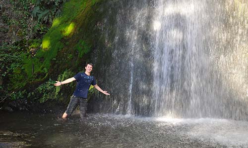 Cascada Yrigoyen en Parque Nacional Los Alerces